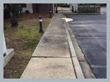 Commercial Sidewalk Before