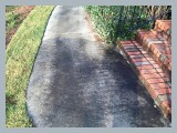 Concrete Sidewalk Before
