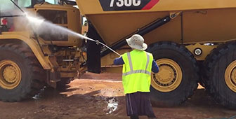 Heavy Equipment Washing
